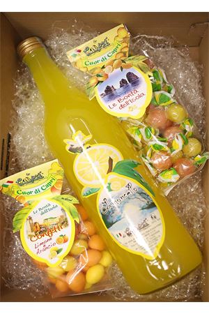 Gift box with mixed Capri products Capri Più | BOX5LIMCONFCAR